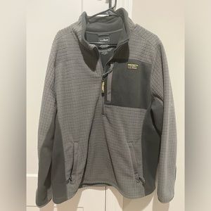 L.L. Bean Men's Mountain Classic Windproof Fleece, Quarter Zip, Regular